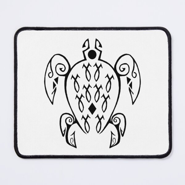 Item preview, Tribal Sea Turtle Polynesian Art designed and sold by Wildlife-Walk.