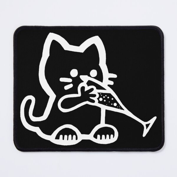 Item preview, Thirsty kitten (white) designed and sold by Lagueny.