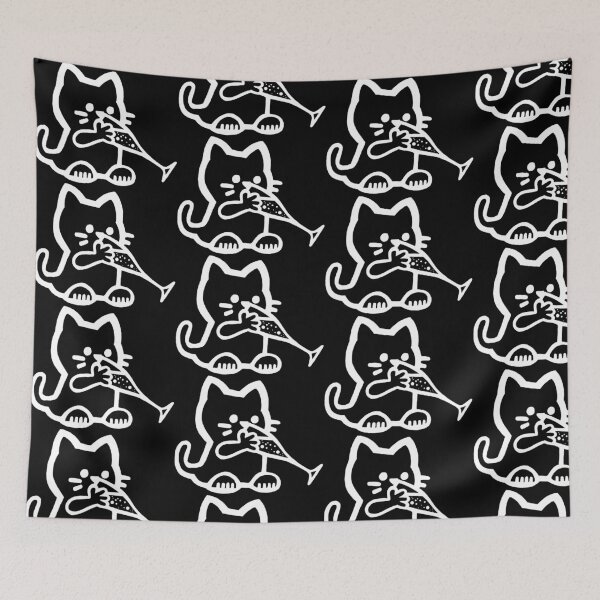 Item preview, Thirsty kitten (white) designed and sold by Lagueny.