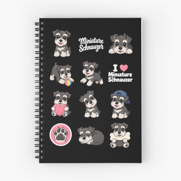 Item preview, Cute Miniature Schnauzer stickers and apparel design designed and sold by rafaeltto.