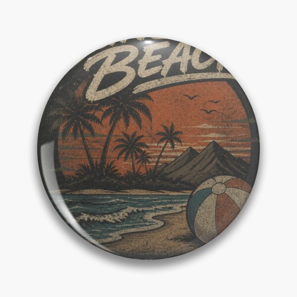 Item preview, Sunset Beach & Beach Dreams – Vintage Tropical Summer Design designed and sold by PrintWavePro.