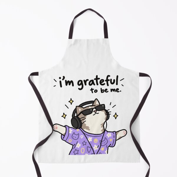 Item preview, I'm Grateful To Be Me Cat designed and sold by MonkiFlipp.