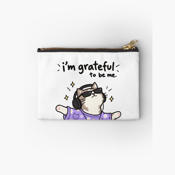 Item preview, I'm Grateful To Be Me Cat designed and sold by MonkiFlipp.