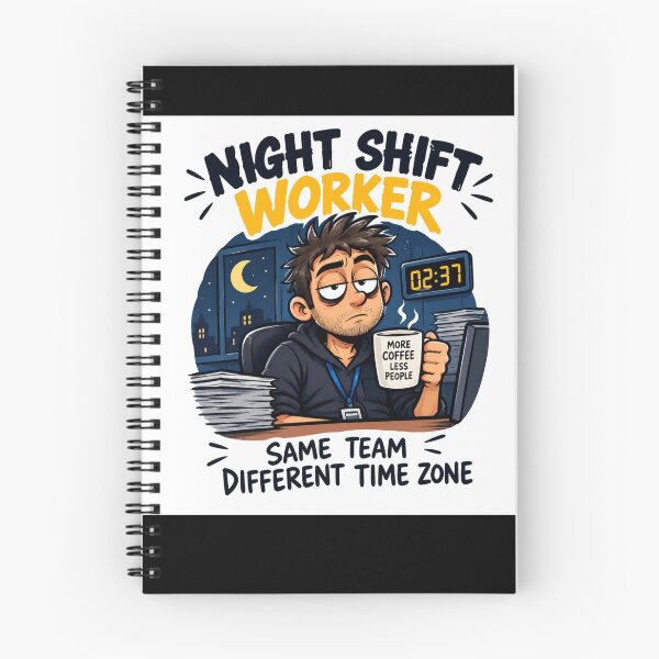 Item preview, Night Shift Worker Humor - More Coffee Less People Design designed and sold by FreedomHauler.
