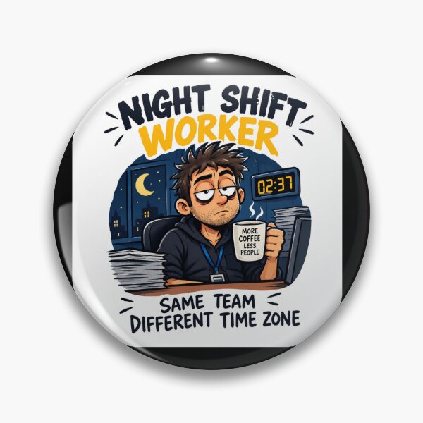 Item preview, Night Shift Worker Humor - More Coffee Less People Design designed and sold by FreedomHauler.