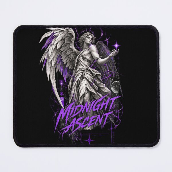 Item preview, Midnight Ascent Gothic Angel Purple Streetwear Design designed and sold by @SHINTOSARTSTORE.