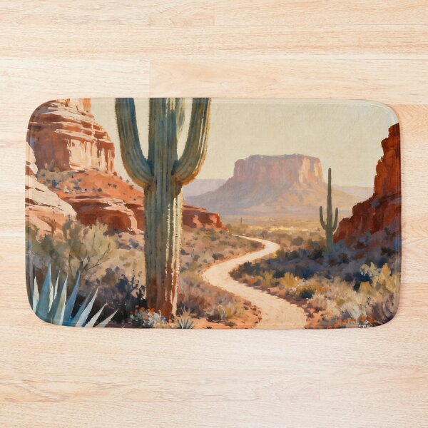 Item preview, Desert Botanical Wall Art, Saguaro Landscape Painting, Southwestern Nature Print, Desert Home Decor designed and sold by stylishdzign.