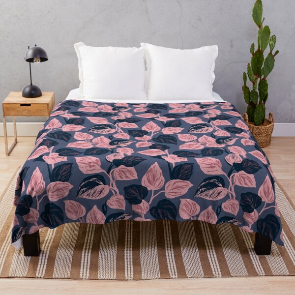 Item preview, Whimsical Pothos Print - Hawaiian Flower Pattern - Christmas Gifts For Mom designed and sold by RoyalStarsPatts.