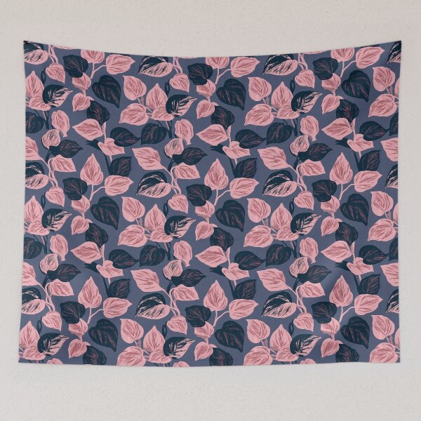 Item preview, Whimsical Pothos Print - Hawaiian Flower Pattern - Christmas Gifts For Mom designed and sold by RoyalStarsPatts.