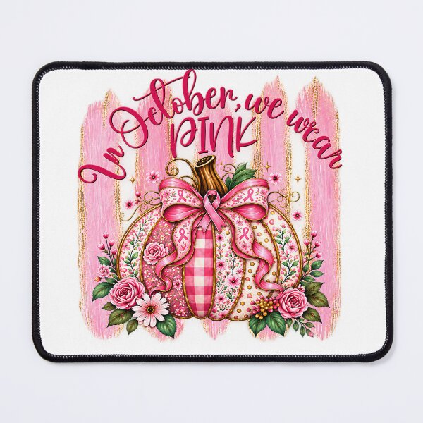 Item preview, Striped Pink Ribbon Breast Cancer Awareness Pink Ribbon Designs designed and sold by VGAfanatic.