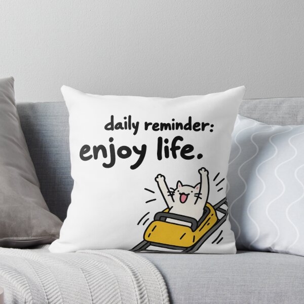 Item preview, Enjoy The Ride Funny Roller Coaster Cat designed and sold by MonkiFlipp.