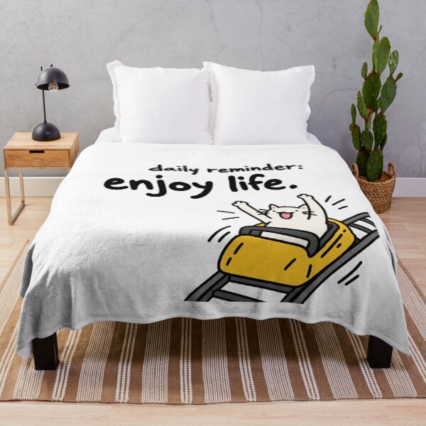 Item preview, Enjoy The Ride Funny Roller Coaster Cat designed and sold by MonkiFlipp.