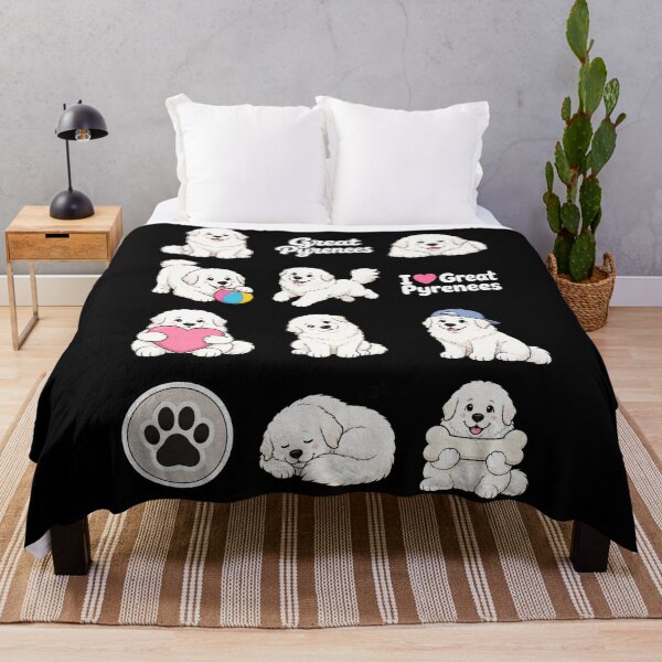 Item preview, Cute Great Pyrenees stickers and apparel design designed and sold by rafaeltto.