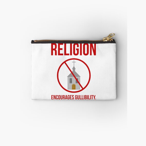 Item preview, Religion encourages gullibility. designed and sold by Rachel the Artist .
