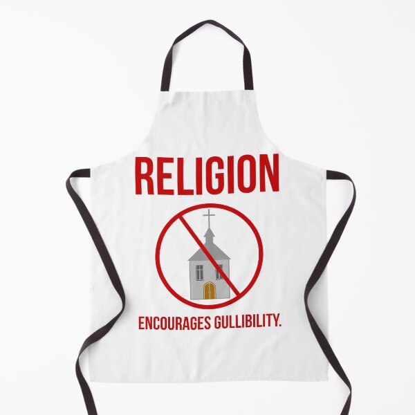 Item preview, Religion encourages gullibility. designed and sold by Rachel the Artist .
