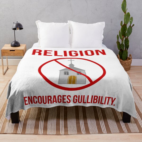 Aperçu de l'œuvre La religion encourage la crédulité. créée et vendue par Rachel the Artist .