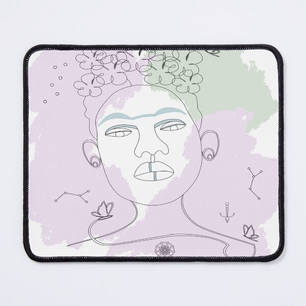 Item preview, Elevate Your Aura Frida Kahlo Line Art designed and sold by ArtBySaMandala.