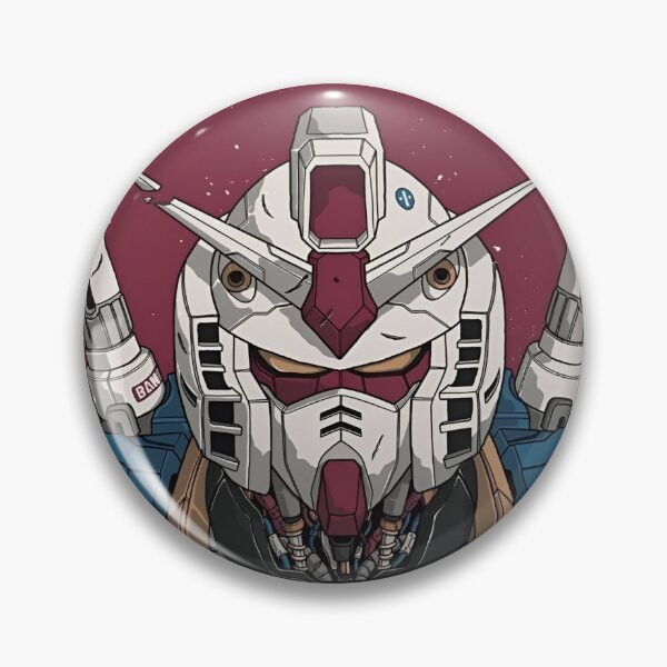 Item preview, Retro White Mecha Robot Warrior Japanese Sci Fi Anime Art designed and sold by Dyan4.