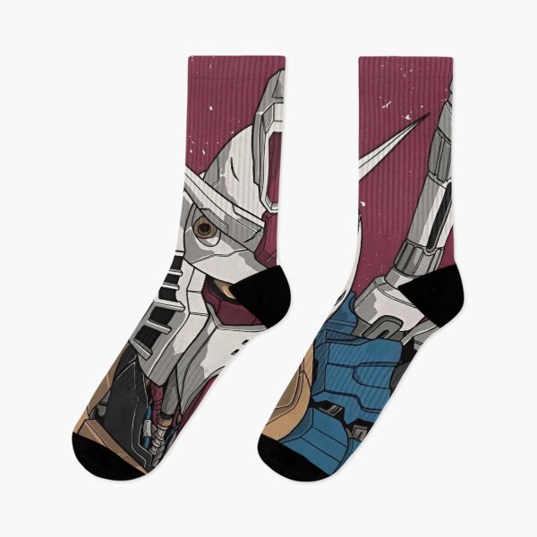Item preview, Retro White Mecha Robot Warrior Japanese Sci Fi Anime Art designed and sold by Dyan4.