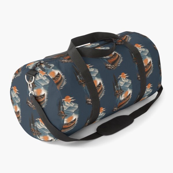 Item preview, Canoe Mountain Lake Sunset Vintage Wilderness designed and sold by BROHLine Studio.