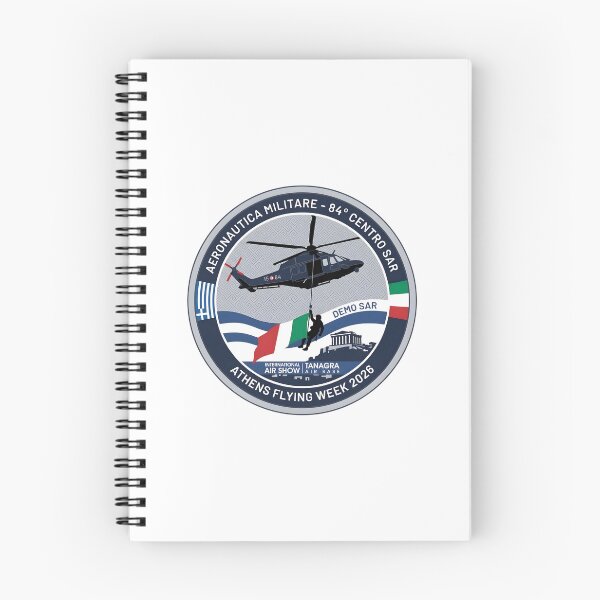 Item preview, Italian Air Force 84th SAR Center Athens Flying Week 2026 Commemorative Patch designed and sold by CharlieDesings.