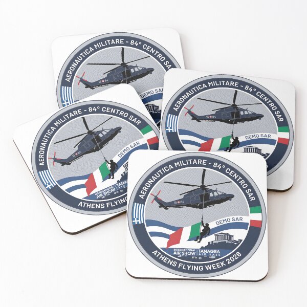 Item preview, Italian Air Force 84th SAR Center Athens Flying Week 2026 Commemorative Patch designed and sold by CharlieDesings.