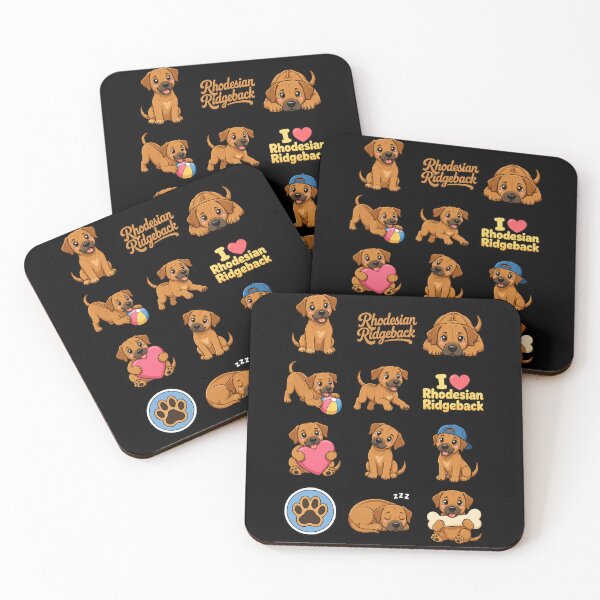Item preview, Cute Rhodesian Ridgeback stickers and apparel design designed and sold by rafaeltto.