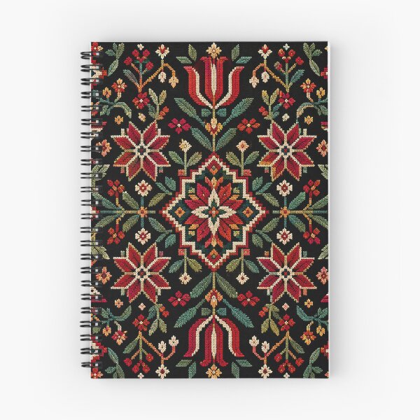 Item preview, Dark Turkish Heritage Floral Mosaic Pattern designed and sold by BrainCurves.