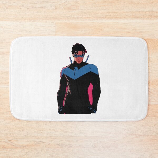 Item preview, Night Acrobat Blue Vigilante Art | Dark City Comic Superhero Aesthetic | Limited Edition designed and sold by Alex Burns.
