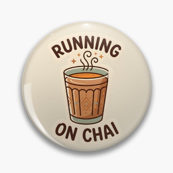 Item preview, Running On Chai Indian Tea Glass designed and sold by hutofdesigns.