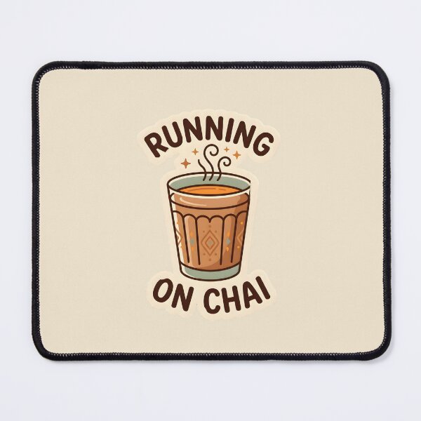 Item preview, Running On Chai Indian Tea Glass designed and sold by hutofdesigns.