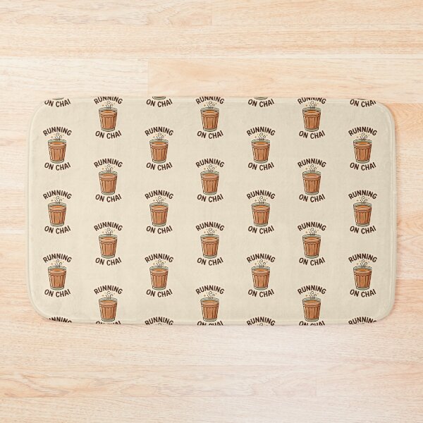 Item preview, Running On Chai Indian Tea Glass designed and sold by hutofdesigns.