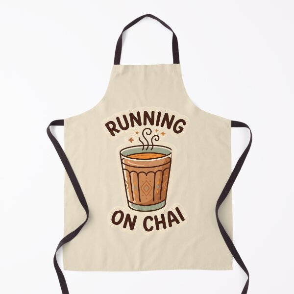 Item preview, Running On Chai Indian Tea Glass designed and sold by hutofdesigns.