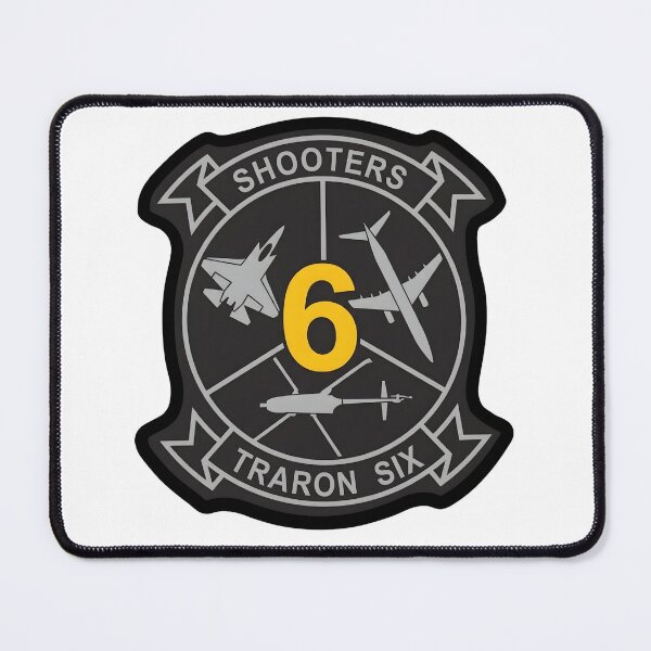 Item preview, US Navy Training Squadron SIX VT-6 Shooters Emblem Patch designed and sold by CharlieDesings.