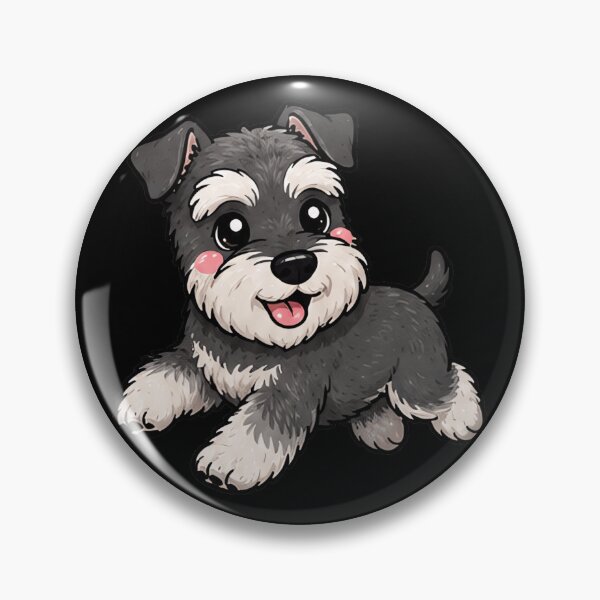 Item preview, Cute Standard Schnauzer stickers and apparel design designed and sold by rafaeltto.