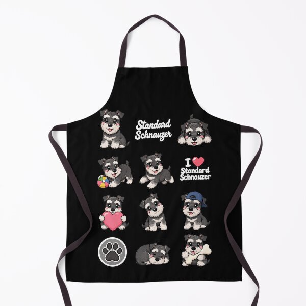 Artikelvorschau, Niedliche Aufkleber und Bekleidungsdesigns mit Standard-Schnauzern entworfen und verkauft von rafaeltto.