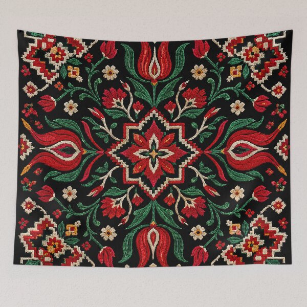 Item preview, Elegance Turkish Floral Art Pattern designed and sold by BrainCurves.