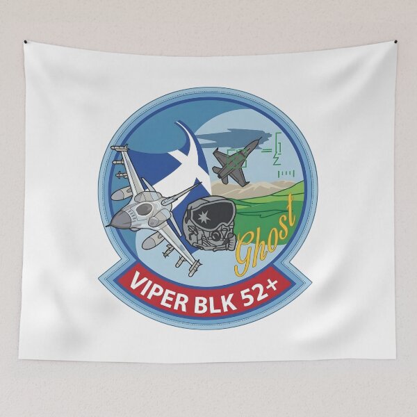 Item preview, Hellenic Air Force F-16 Viper Block 52+ Ghost Scheme Commemorative Patch designed and sold by CharlieDesings.