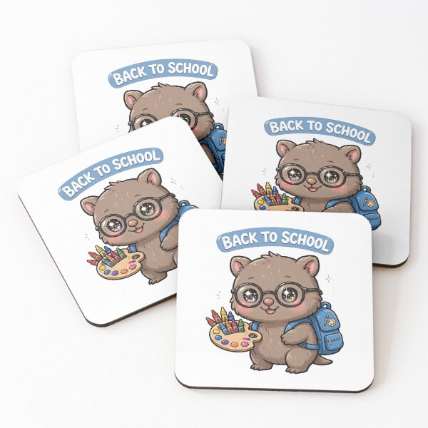 Item preview, Back To School Wombat Artist designed and sold by Wildlife-Walk.