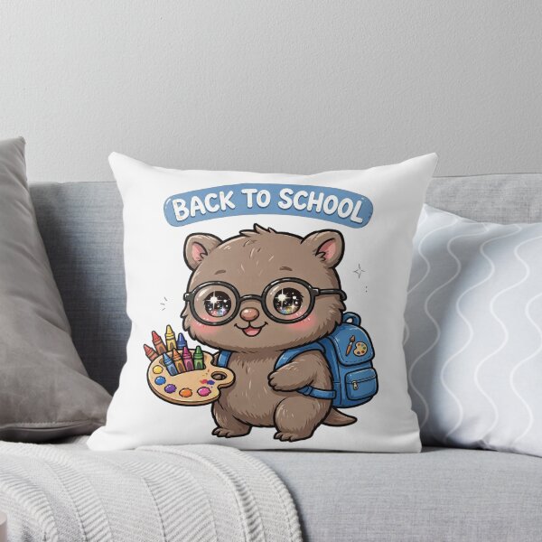 Item preview, Back To School Wombat Artist designed and sold by Wildlife-Walk.