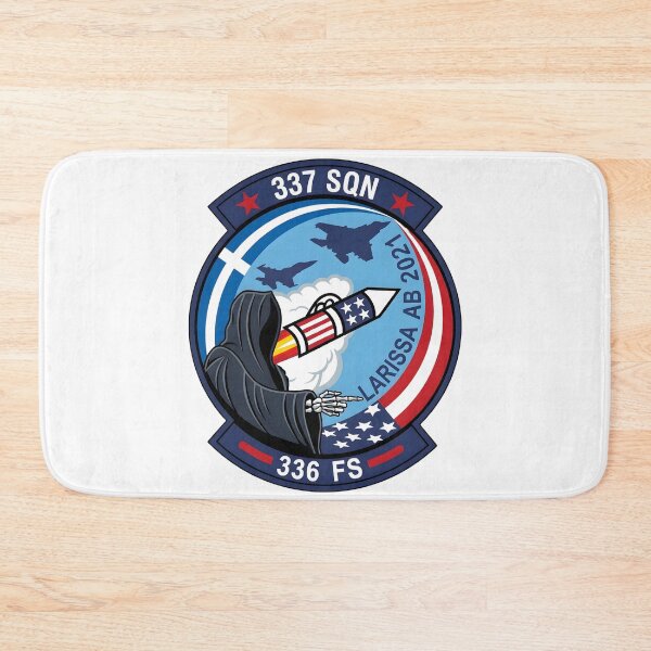 Item preview, Hellenic Air Force 337 SQN & US Air Force 336 FS Larissa AB 2021 Joint Deployment Patch designed and sold by CharlieDesings.