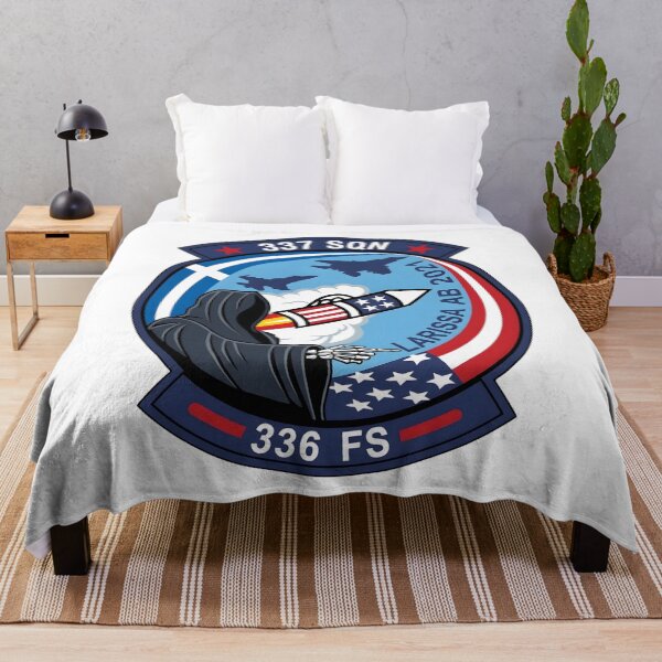 Item preview, Hellenic Air Force 337 SQN & US Air Force 336 FS Larissa AB 2021 Joint Deployment Patch designed and sold by CharlieDesings.