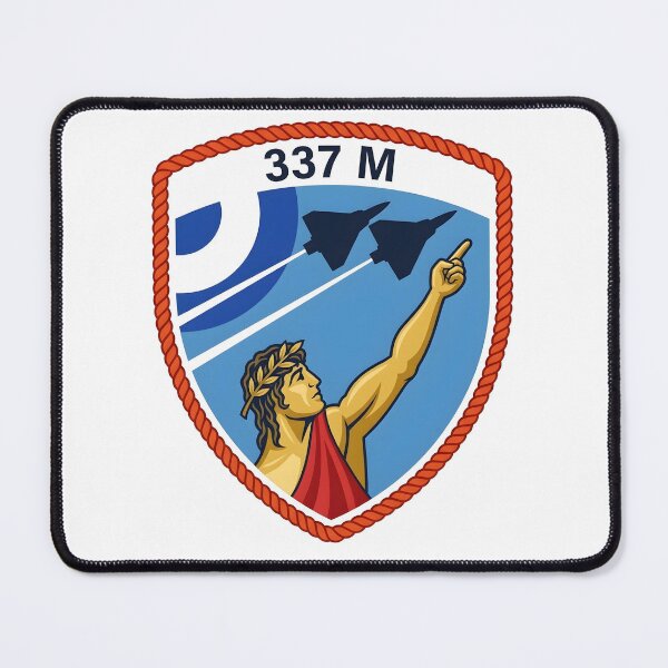 Item preview, Hellenic Air Force 337 Squadron Ghost Emblem Patch designed and sold by CharlieDesings.