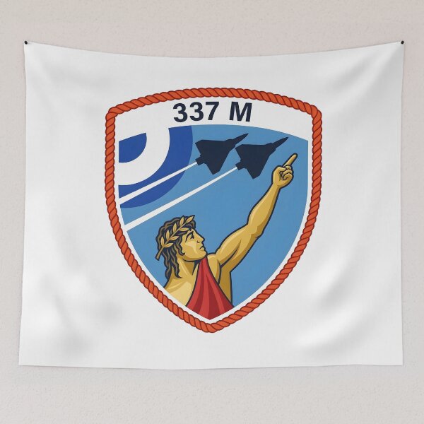Item preview, Hellenic Air Force 337 Squadron Ghost Emblem Patch designed and sold by CharlieDesings.