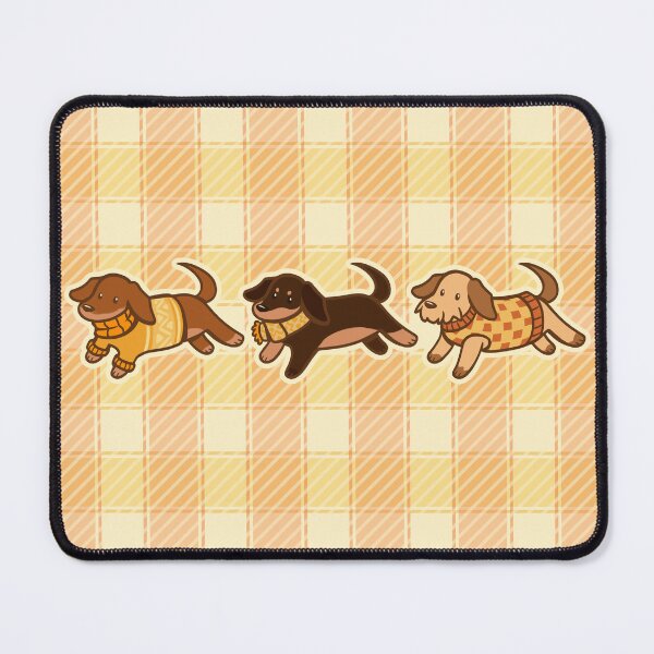 Item preview, dachshunds in autumn  designed and sold by artjellybellyPH.