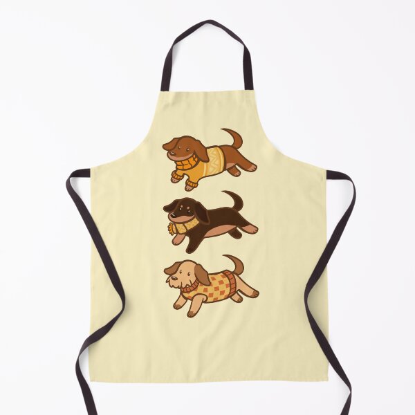 Item preview, dachshunds in autumn designed and sold by artjellybellyPH.