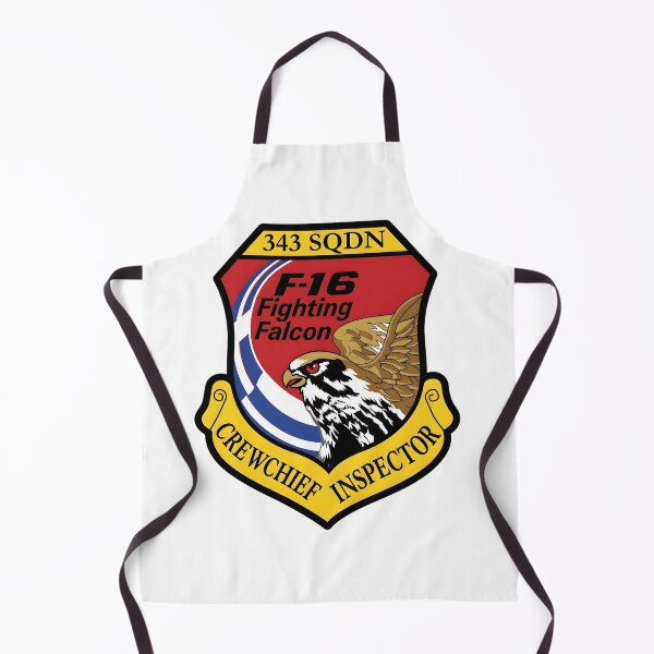 Item preview, Hellenic Air Force 343 Squadron F-16 Crew Chief Inspector Patch designed and sold by CharlieDesings.