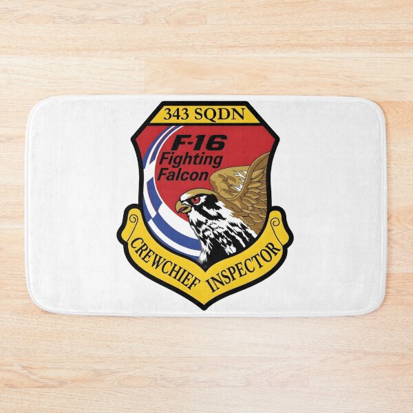 Item preview, Hellenic Air Force 343 Squadron F-16 Crew Chief Inspector Patch designed and sold by CharlieDesings.