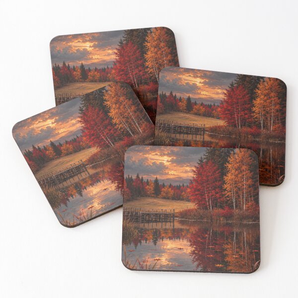 Item preview, Autumn Reflections at Sunset designed and sold by H-Tsvetkova.