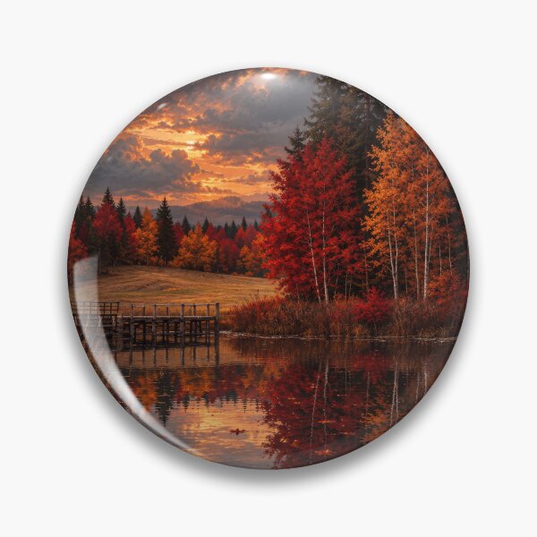 Item preview, Autumn Reflections at Sunset designed and sold by H-Tsvetkova.